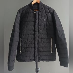 Allsaints Black Quilted Puffer Jacket Size S